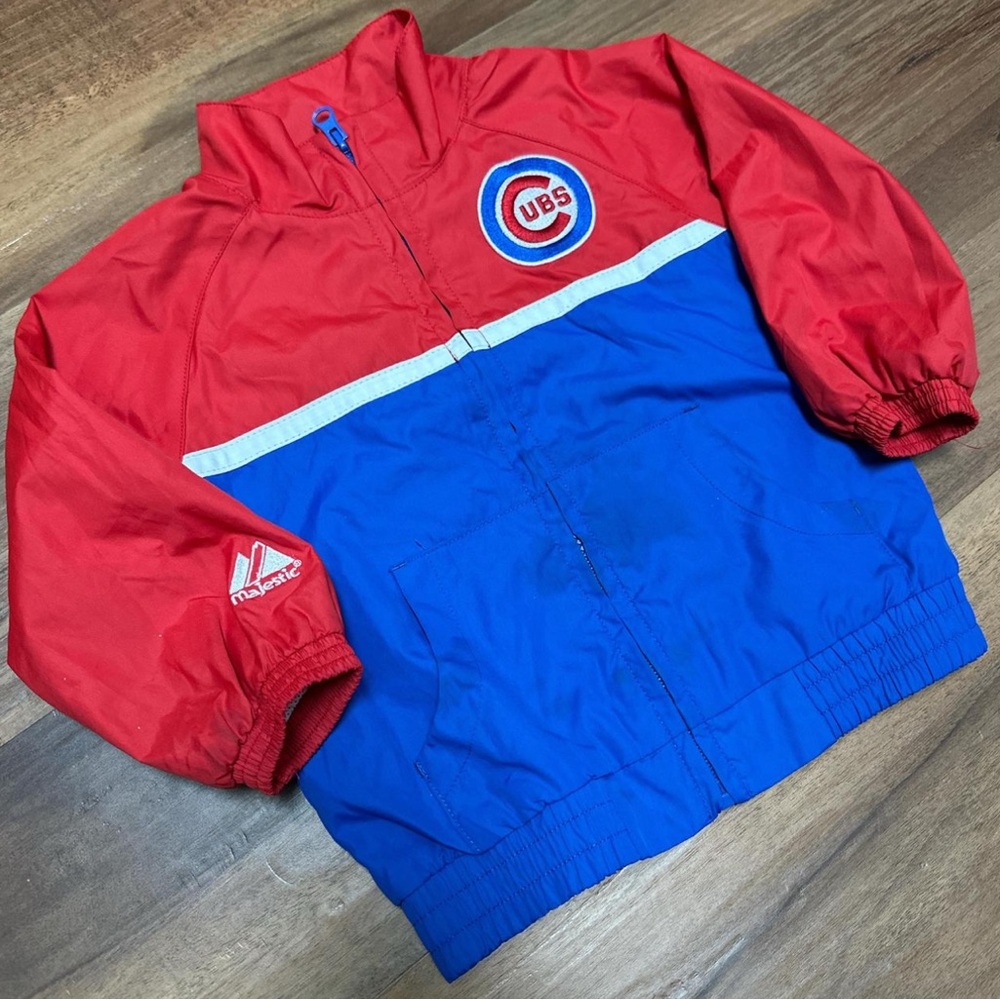 Majestic Kids Chicago Cubs Windbreaker